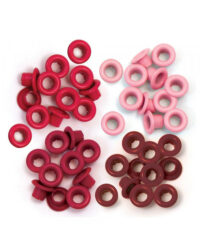 OJALES DE TAMAÑO ESTÁNDAR-COLOR ROJO