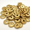 DISCOS- DORADO SATINADO-23MM
