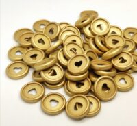 DISCOS- DORADO SATINADO-23MM
