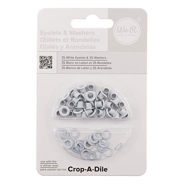 OJALES CON ARANDELAS - BLANCO