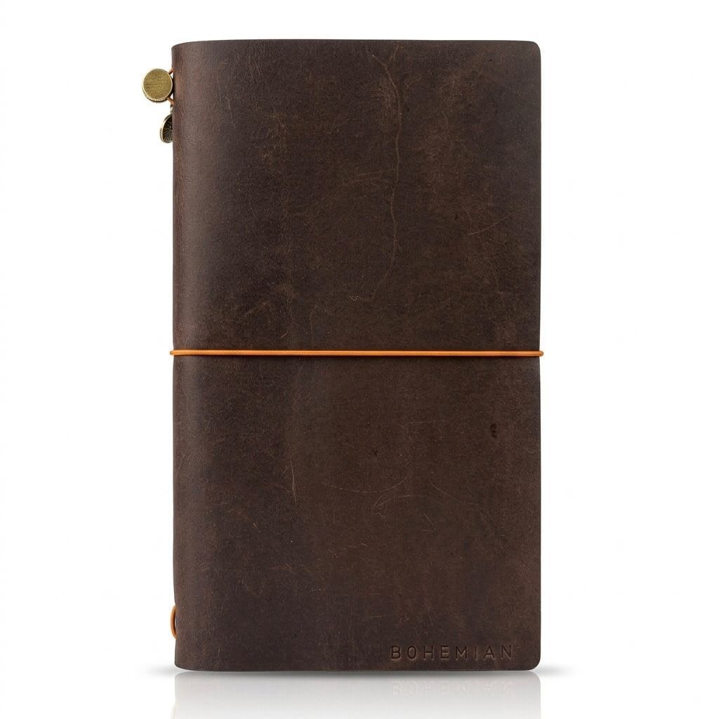 Bohemian Notebook L- Midori- Café Tostado