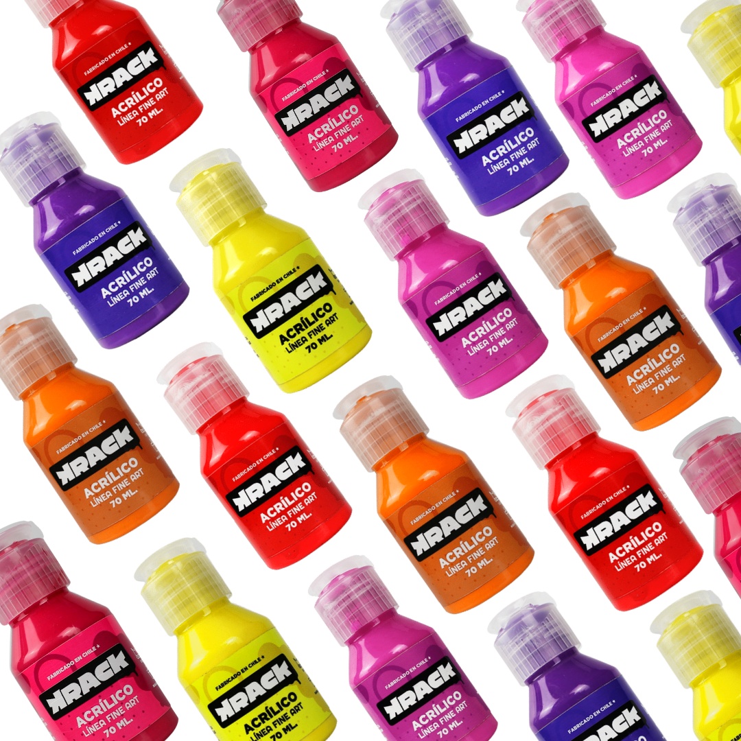 SET DE ACRILICOS – PASSIÓN (6 unidades)