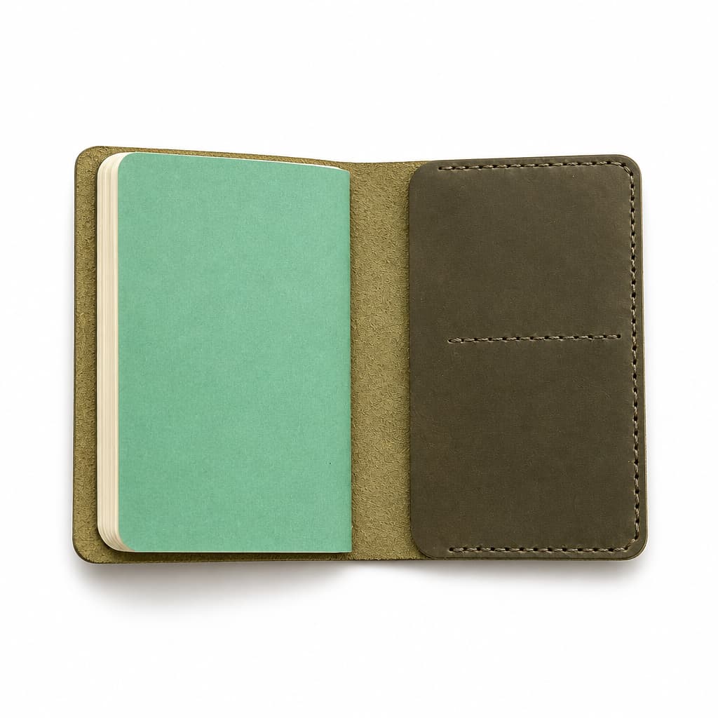 Bohemian Notebook- Portadocumentos-Verde Oliva