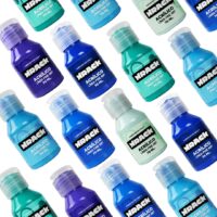 SET DE ACRILICOS - AQUA (6 unidades)