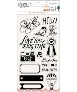 Set de Timbres - MARKET SQUARE - (15piezas)