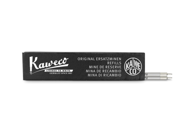 Kaweco D1 Bolígrafo Recambio Punta Aguja Negro 0,5 mm - 2 Unid.