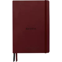 Goalbook Creation Hojas Negras- BORGOÑA - Dotted Notebook