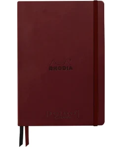 Goalbook Creation Hojas Negras- BORGOÑA - Dotted Notebook