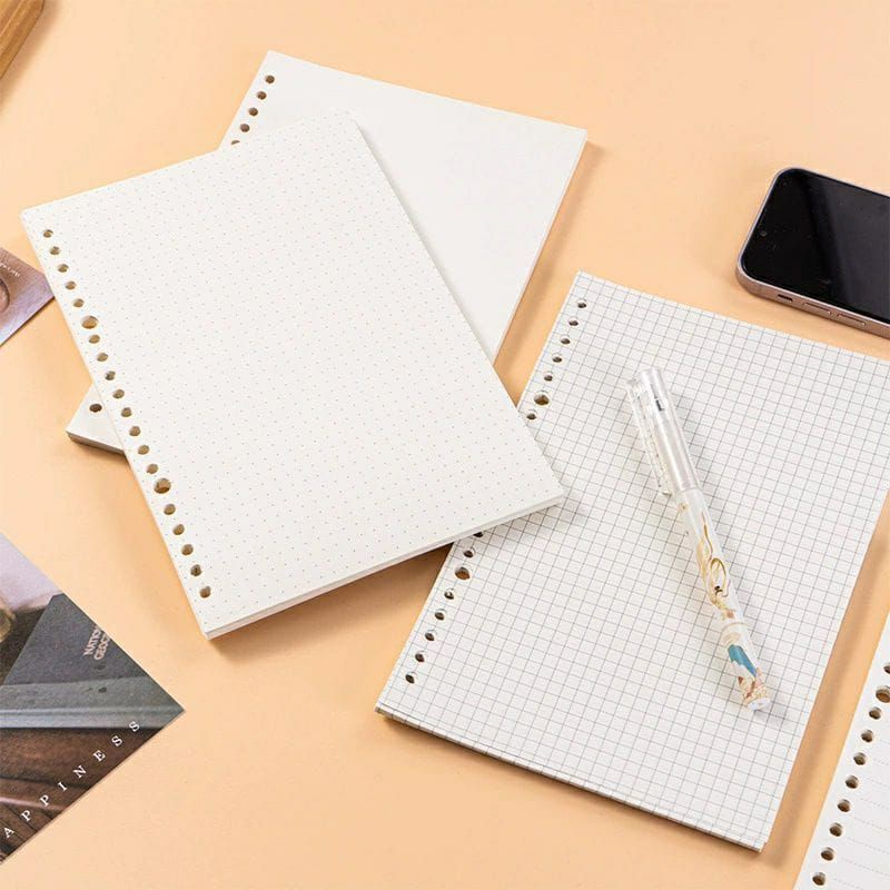 Repuestos de hojas para cuaderno B5
