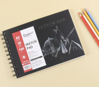 Sketch Pad A5 Apaisado con espiral 160 Gramos  - 30h