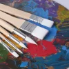 Set Pinceles De Nylon Para Acuarela 6pcs Giorgione