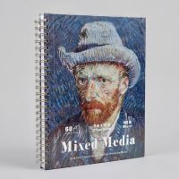 Croquera B5 con espiral - Rostro Van Gogh