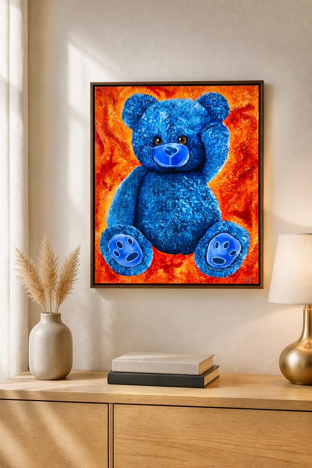 Oso oleo sobre lienzo 50x60cm