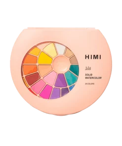 HIMI SET PINTURA SOLIDA 38 COLORES (ESTUCHE ROSADO)