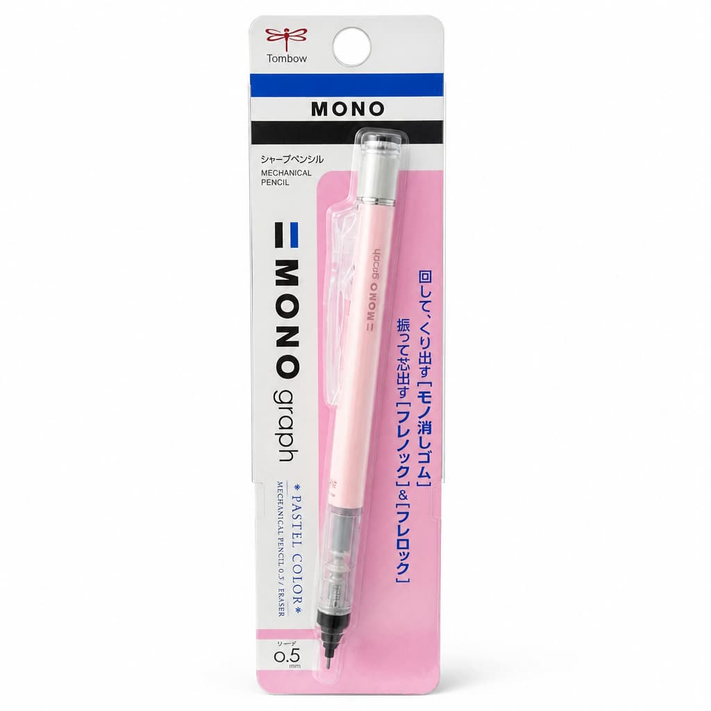 Portaminas Mono Graph de Tombow - Rosa