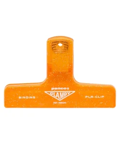 Penco – Clampy PlaClip – Naranja Glitter (10 x 6,5 cm)