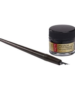 Set plumilla #102 Crow Quill y Tinta Negra 12ml Speedball