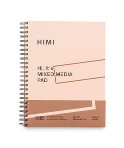 HIMI BLOCK PARA TÉCNICAS MIXTAS 22.9 * 30.5 CM 180 G * 40 HOJAS